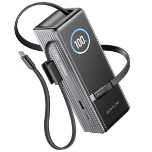 ecoflow rapid powerbank 25 000 mah met ingebouwde kabel 3