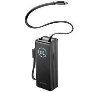 ecoflow rapid powerbank 25 000 mah met ingebouwde kabel zwart 4