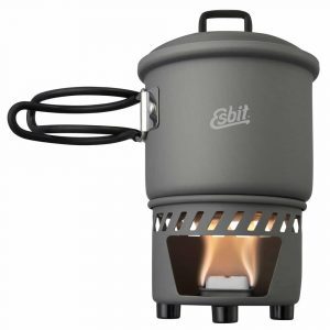 Esbit Solid Fuel kookset met 585ml pan en brandertje