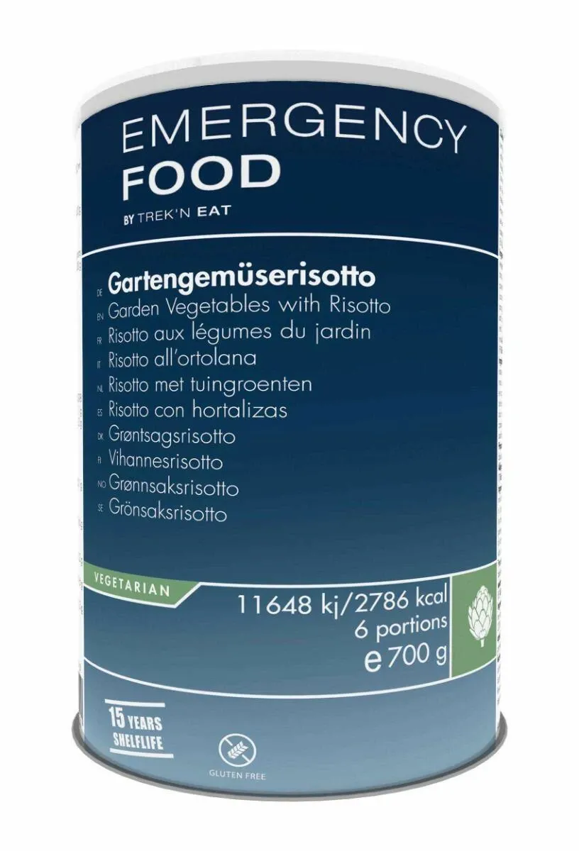 Katadyn Noodrantsoen Vega Risotto met Tuingroenten