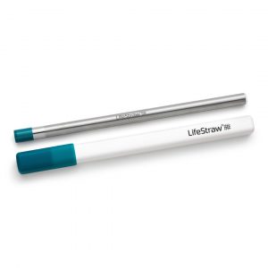 LifeStraw Sip herbruikbaar waterfilter rietje RVS met opberghoes