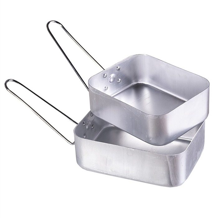 Mess Tin pannenset geanodiseerd aluminium