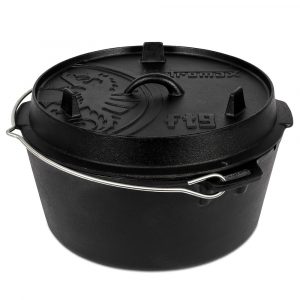 petromax dutch oven gietijzeren pan zonder pootjes 6