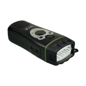 powerplus wolf zaklamp met dynamo en fm radio 3